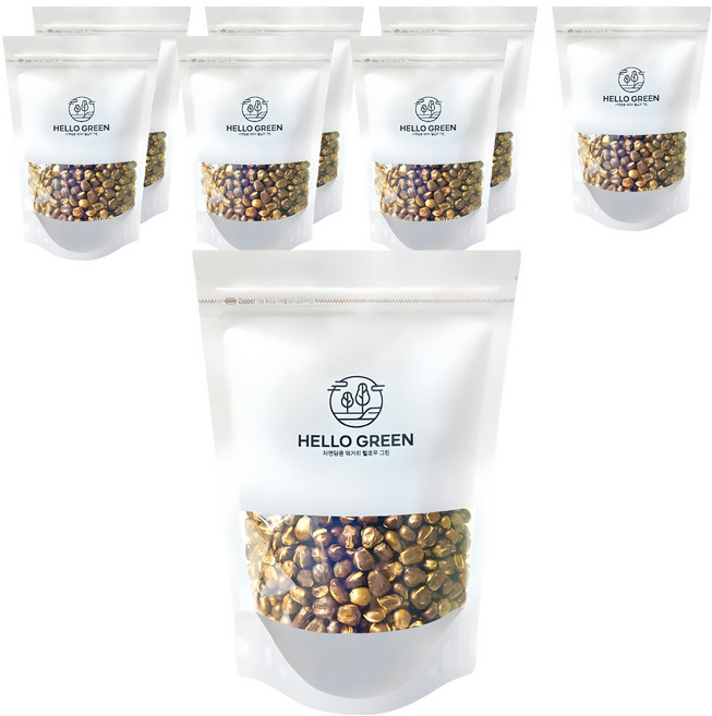 헬로우그린 옥수수차 500g + 보리차 400g 세트, 900g, 1개입, 4세트