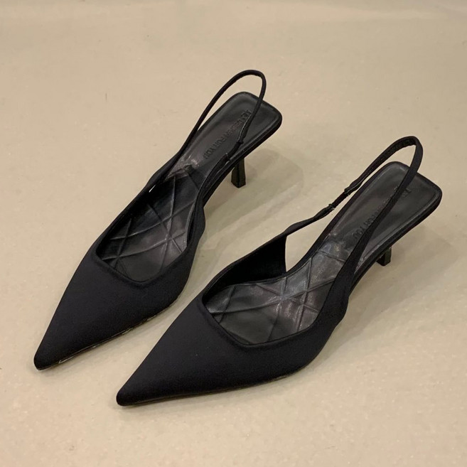 엘쏘 매트한 슬림라인 메리제인 샌들 미들힐 5cm