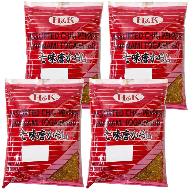 新光洋菜 七味唐辛子, 300g, 4包