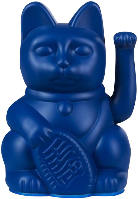 DONKEY 幸運繽紛招財貓 迷你款, 深藍色