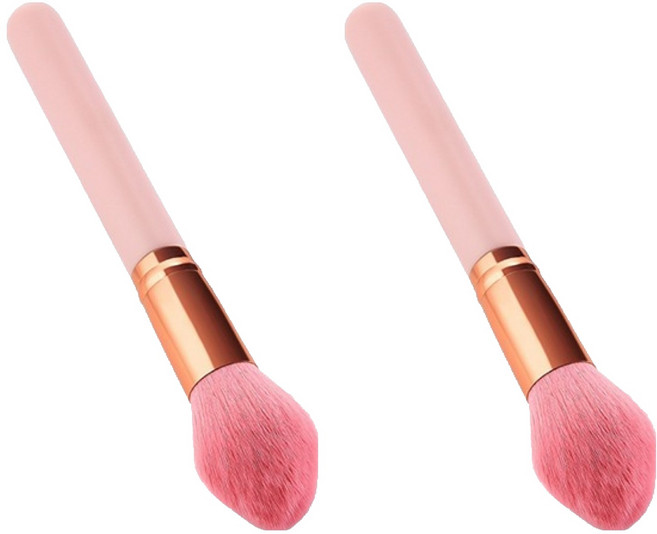 블링앤수 메이크업 파우더 브러쉬 BRISH14406, 로즈골드, 2개