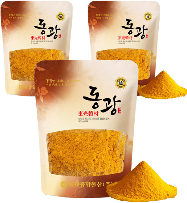 동광한방몰 강황 가루, 3개, 500g