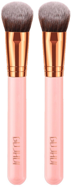 블링앤수 메이크업 파운데이션 브러쉬 BRISH14405, 로즈골드, 2개