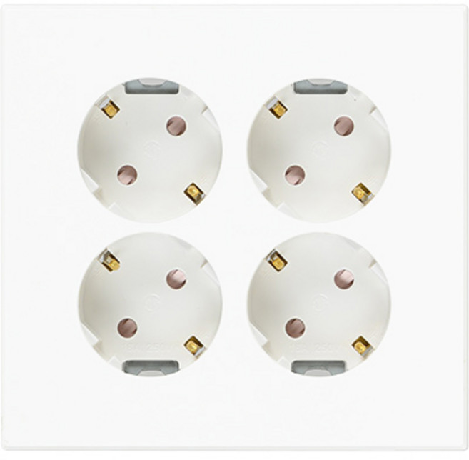 틸인스 콘센트 4구, 1개