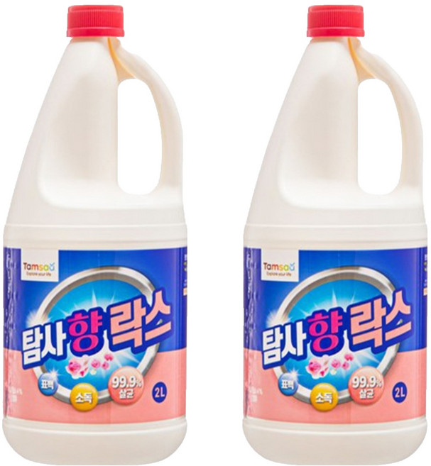 Tamsaa 香味漂白水, 2瓶, 2L