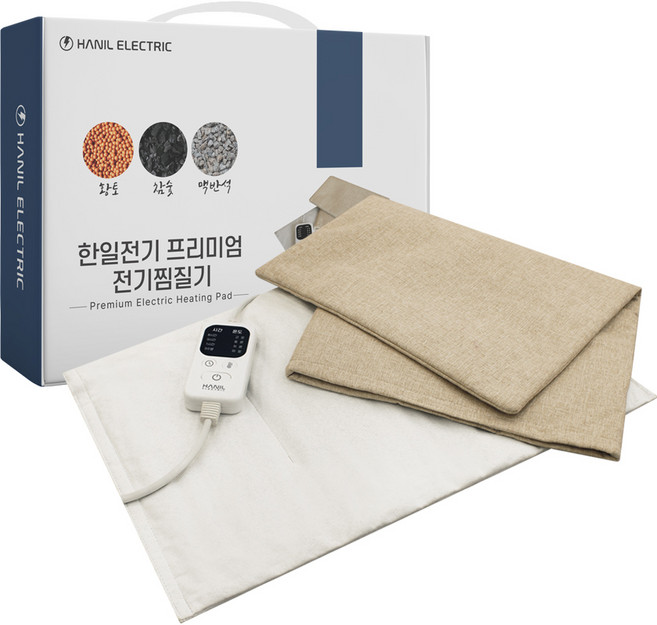 한일전기 프리미엄 전기 온열찜질기 중형, RVE-2000, 베이지