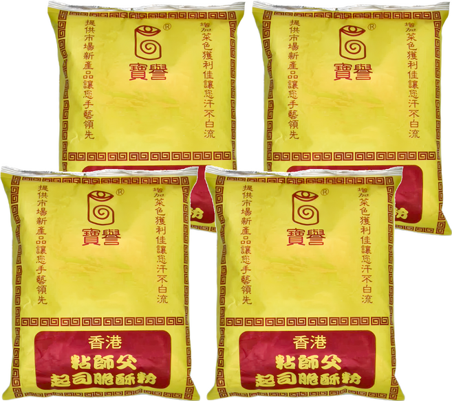 寶譽 粘師父 起司脆酥粉, 1kg, 4包