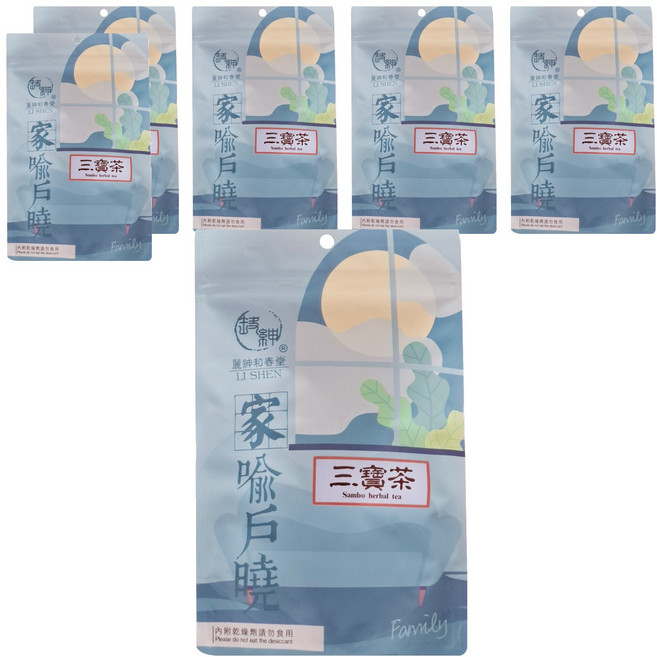 麗紳和春堂 三寶茶, 10包, 6g, 6袋