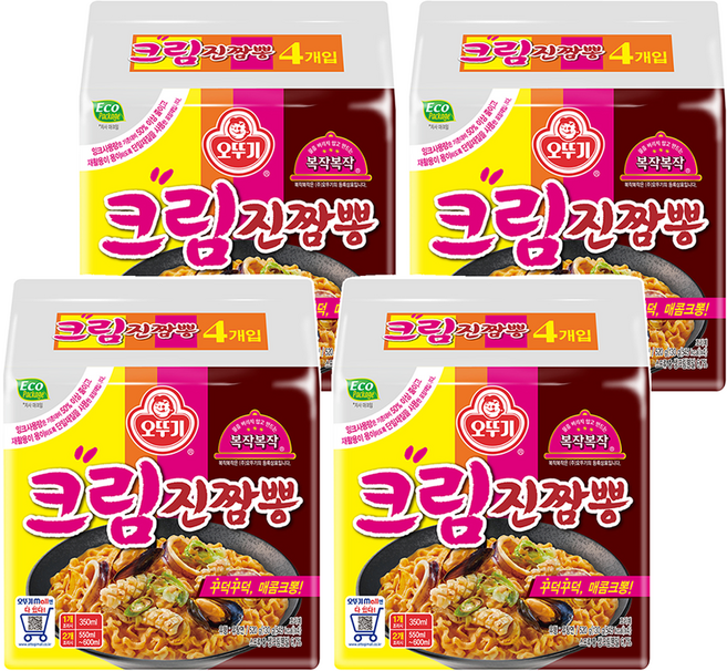 오뚜기 크림진짬뽕 130g, 16개