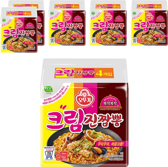 오뚜기 크림진짬뽕 130g, 24개