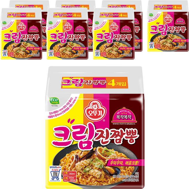 오뚜기 크림진짬뽕 130g, 32개