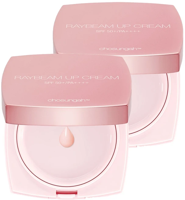 조성아TM 레이빔 업 크림 엔젤링 에디션 CC쿠션 SPF50+ PA++++, 핑크, 14g, 2개 - 쿠팡