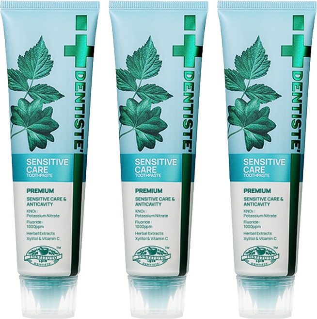 덴티스테 뉴 센서티브 케어 치약, 100g, 3개