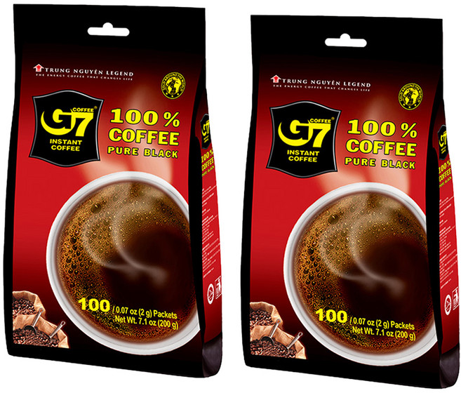G7 블랙 커피, 2g, 100개입, 2개