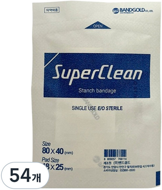 밴드골드 슈퍼크린 밴드, 1개입, 54개