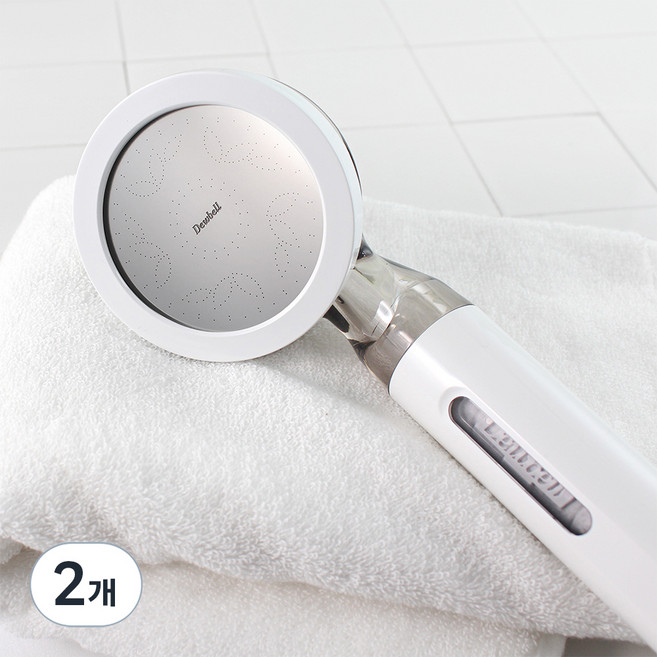 듀벨 샤워애 와이즈 아이 샤워기, 2개, 화이트