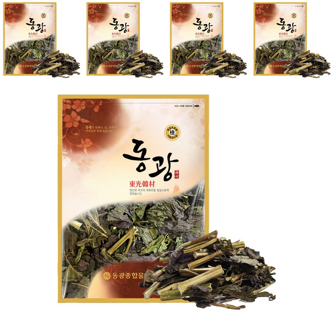 東光綜合物產 韓國產 紫蘇葉 紅紫蘇葉, 600g, 5個