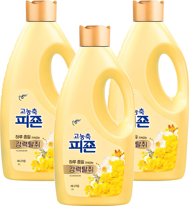 고농축 피죤 강력탈취 오리지널 써니가든 섬유유연제, 2L, 3개