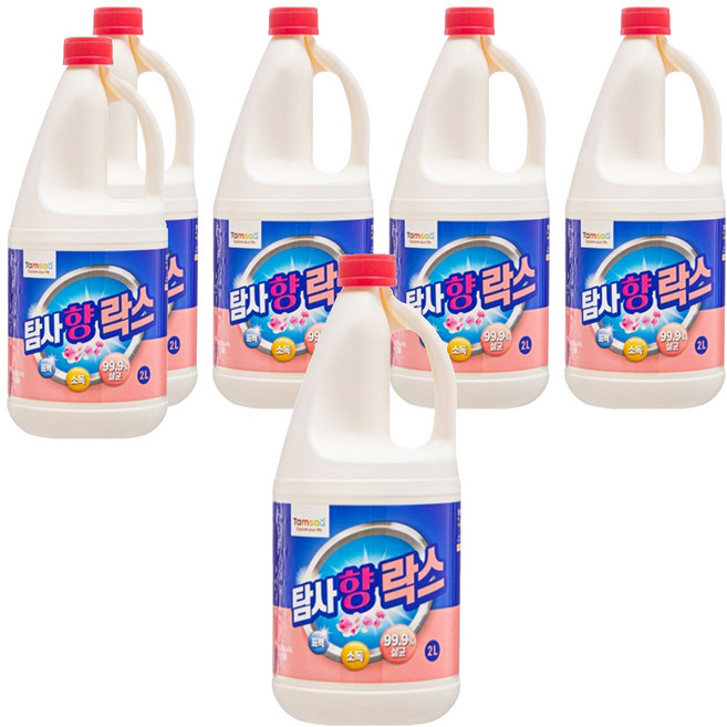 Tamsaa 香味漂白水, 6瓶, 2L