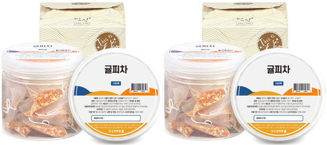 단심 귤피차 + 선물박스 골드, 2g, 10개입, 2개