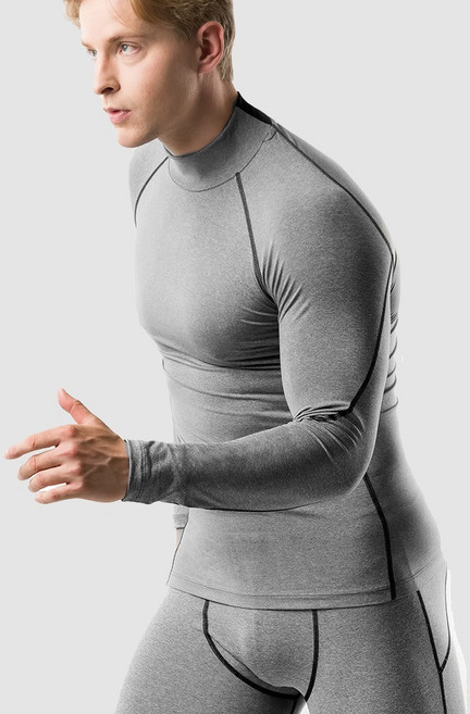 ARMEDES 男款涼感內搭衣 高爾夫緊身衣 運動服 高領 AR-57
