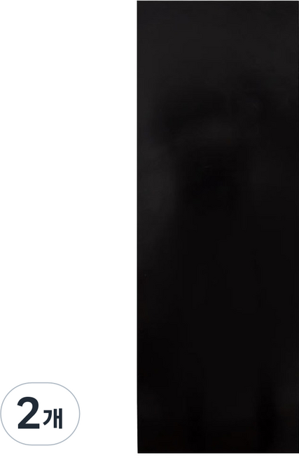 마그피아 다용도 정리템 붙여쓰는 이방성 강력 고무자석 스티커, 검정, 2개