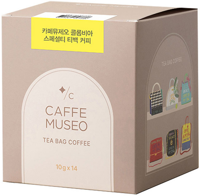 카페뮤제오 콜롬비아 스페셜티 티백커피, 10g, 14개입, 1개