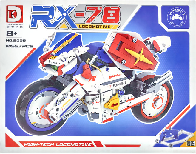 得客 重機 RX-78DK5009 高科技機車, 混和顏色, 1組