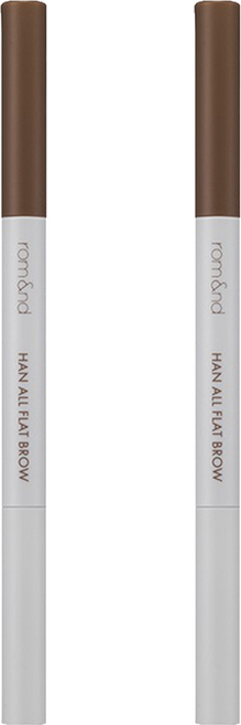 rom&nd 台灣公司貨 根纖扁頭眉筆 0.17g, W2  Mild Woody, 2件