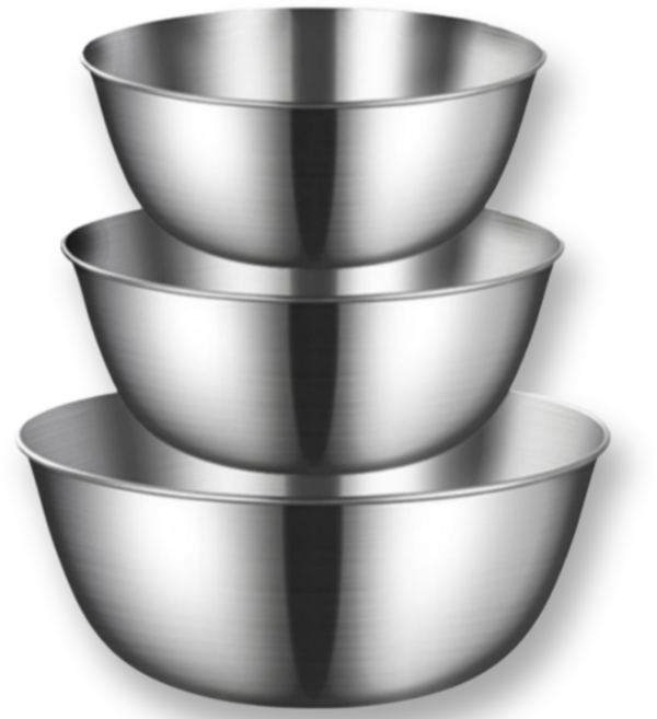 데일리픽 스텐 눈금 믹싱볼 3종 세트, 믹싱볼 17cm + 믹싱볼 19cm + 믹싱볼 25cm, 1세트