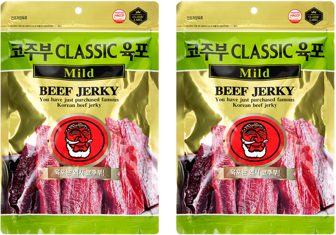 코주부 B&F CLASSIC 육포 Mild, 130g, 2개