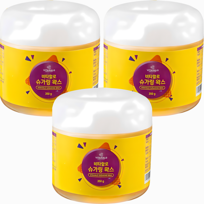 VITAHALO Sugaring 除毛蠟, 3個, 350g