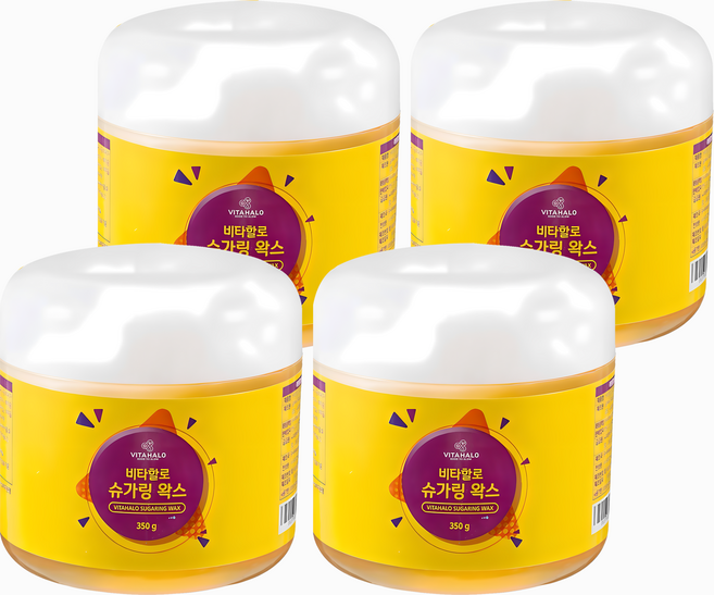 VITAHALO Sugaring 除毛蠟, 4個, 350g