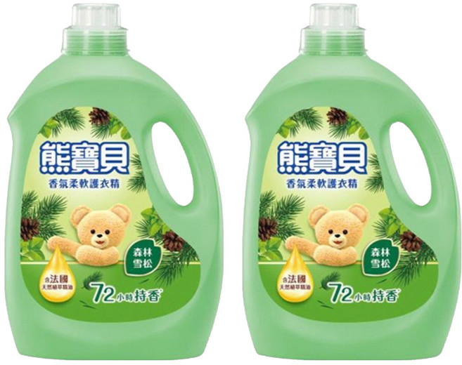 Snuggle 熊寶貝 柔軟護衣精 森林雪松, 3L, 2桶