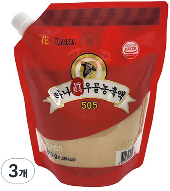 토호식품 하나 진우골농축액 505, 840g, 3개