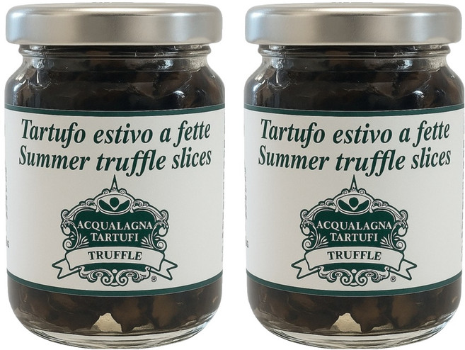 ACQUALAGNA TARTUF 黑夏松露切片, 2個, 50g