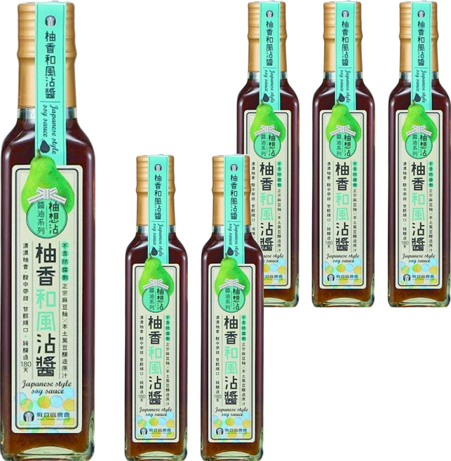 麻豆區農會 柚香和風沾醬, 230ml, 6瓶
