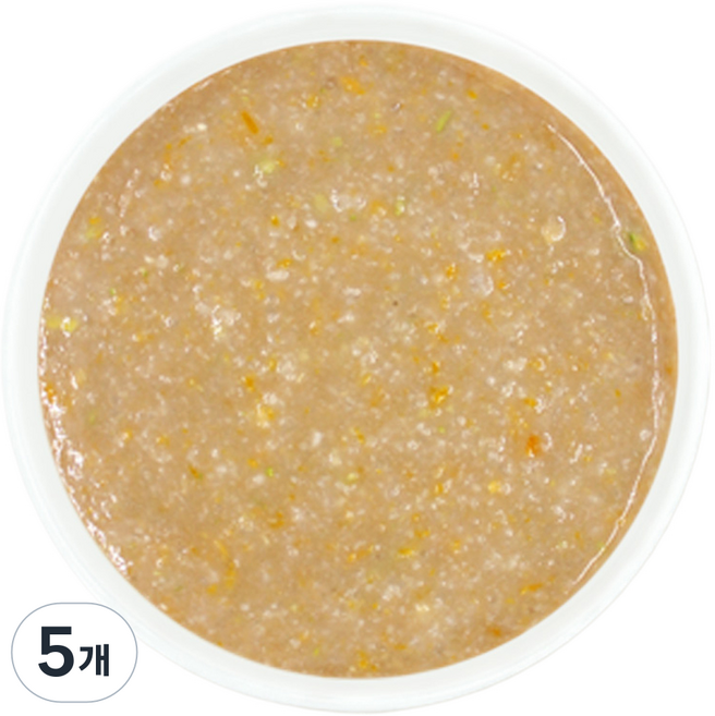 짱죽 실온이유식 초기 7개월부터 한우모듬호박묽은죽, 140g, 5개, 혼합맛