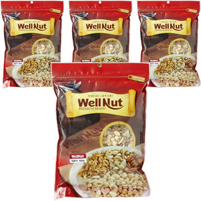 웰넛 자연두레 아몬드 슬라이스, 200g, 4개