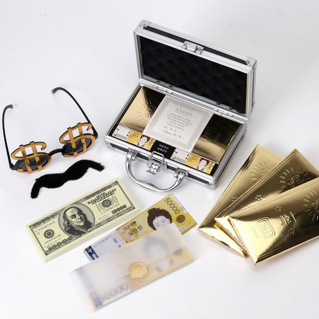 인디케이 007 현금 봉투 용돈 박스 선물 가방, 혼합색상, 1세트