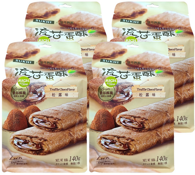 SUKHI 流芯蛋酥 松露味, 140g, 4包
