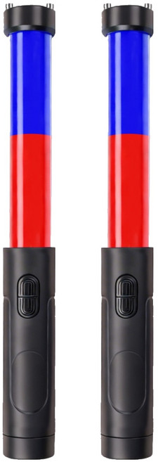 안전신호봉 320, 레드 + 블루, 2개