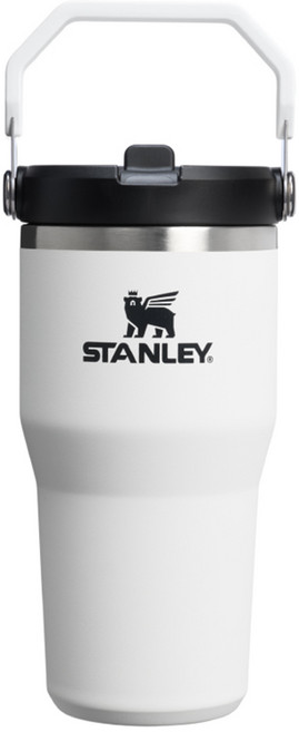 STANLEY 經典系列 IceFlow 手提吸管杯 2.0, 石灰白, 1個, 590ml