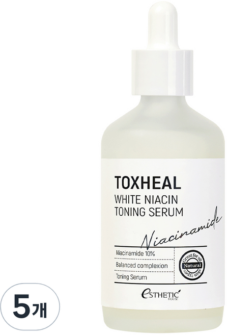eSTHETIC HOUSE Toxheal 白菸鹼酸毛孔亮膚精華液, 100ml, 5個