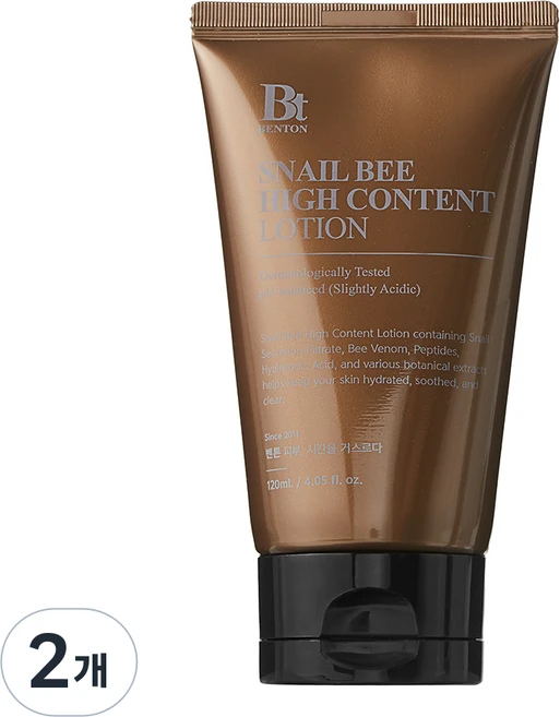 벤튼 스네일비 하이콘텐트 로션, 120ml, 2개 - 쿠팡