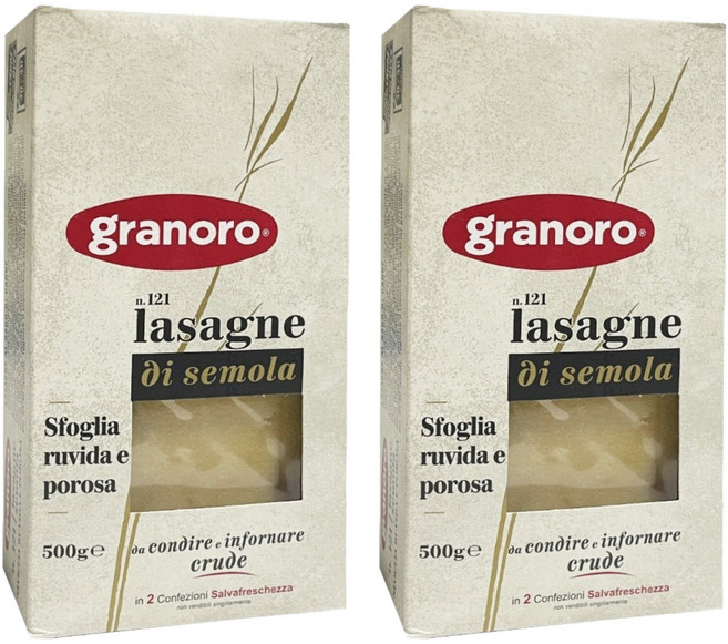 granoro 千層麵, 500g, 2個