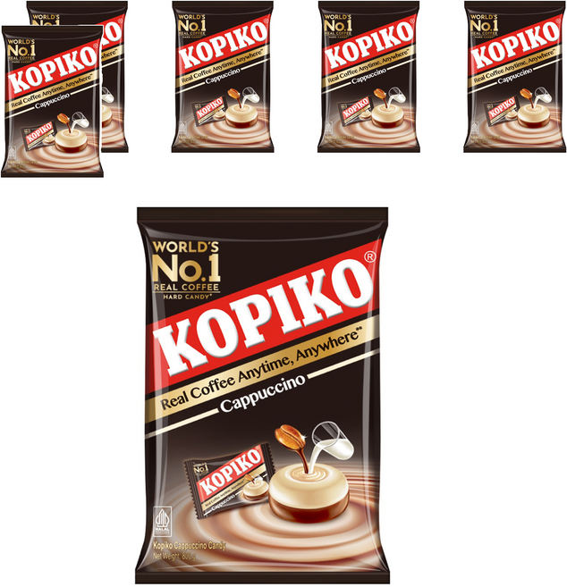 코피코 카푸치노 캔디, 800g, 6개