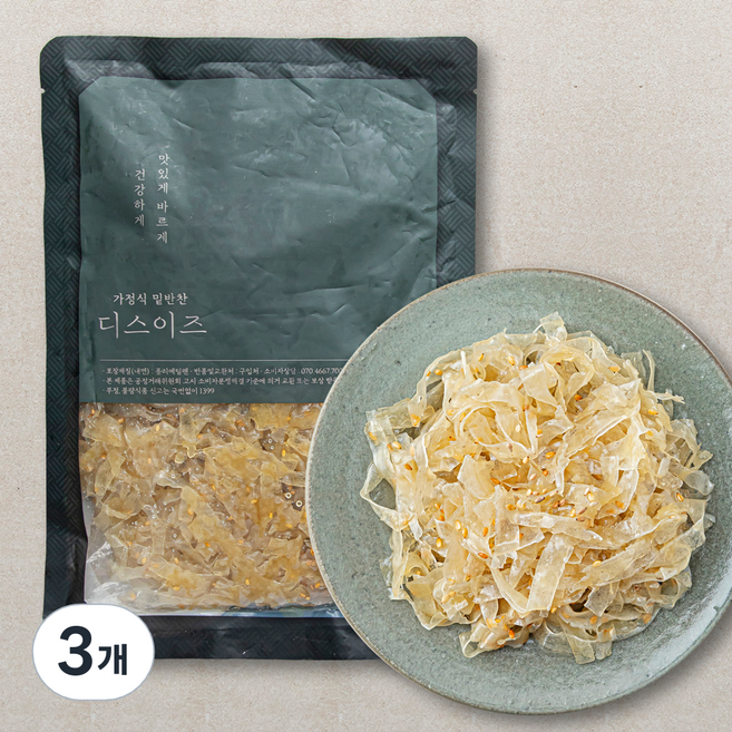 디스이즈 명엽채볶음, 500g, 3개