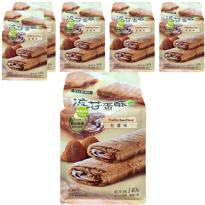 SUKHI 流芯蛋酥 松露味, 140g, 6包