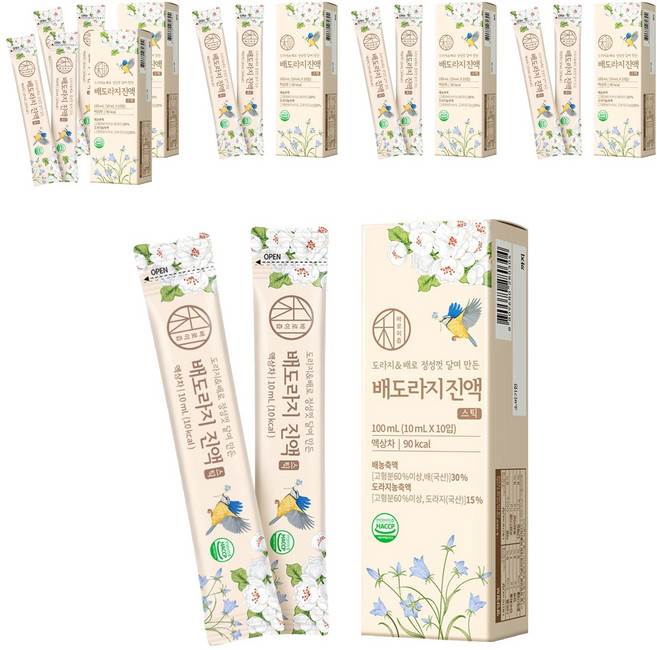 바로이즙 배도라지진액 스틱, 10ml, 60개